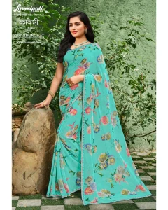 Kaveri 8397 Georgette Multicolor Saree