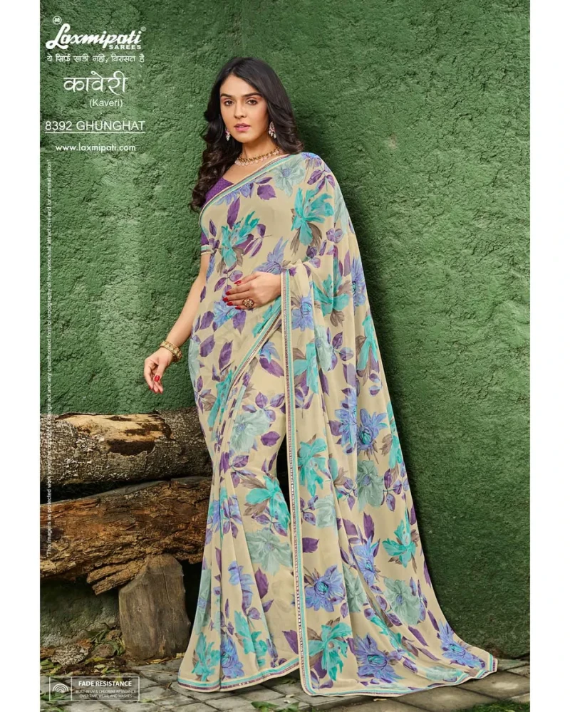 Kaveri 8392 Georgette Multicolor Saree